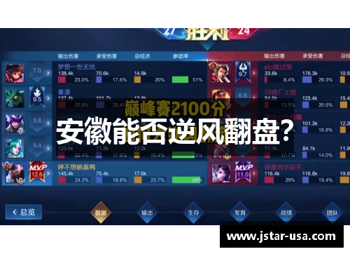 安徽能否逆风翻盘？